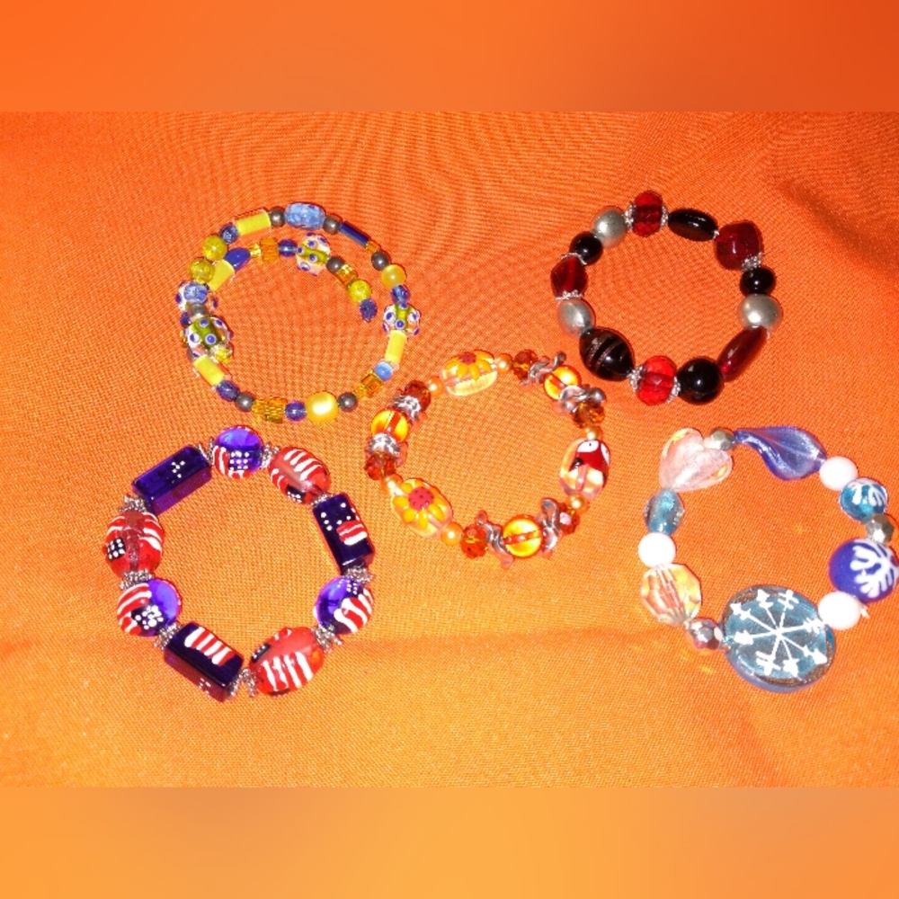 Glass Bracelet Set